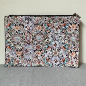 Tabitha Simmons Floral Leather Clutch - mint condition